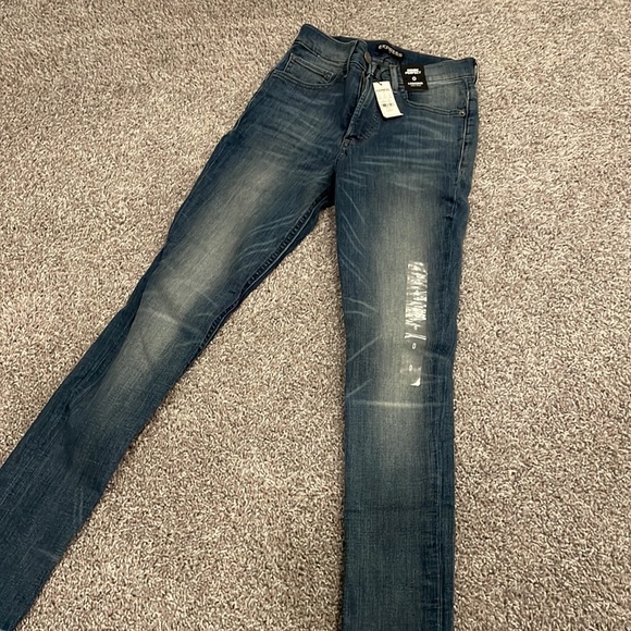 High rise express jeans size 0 - Picture 3 of 5